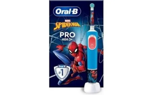 Szczoteczka Oral-b Vitality Pro Kids 103 Spiderman 4 X Koncwka Wyciskacz Do Past Uchwyt Na Koncwke Blue
