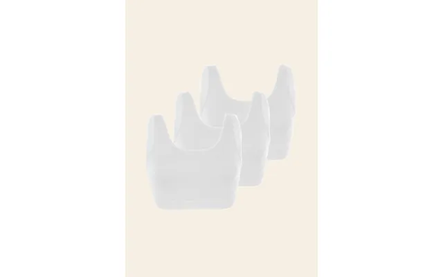 3-pak Bh Top Bambus Hvid