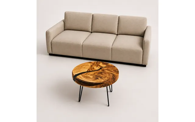 Rundt Mosaiksofabord - Leaf