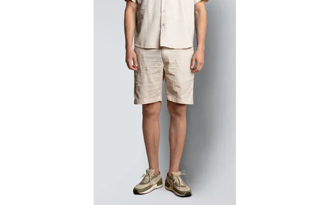 Barcelona Linen Shorts - Light Beige