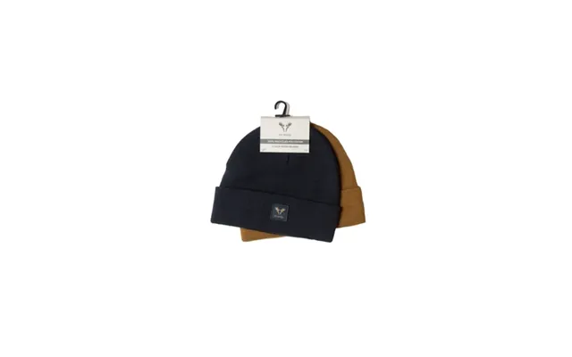 Base 2-pack Beanie - Dark Navy Bronze
