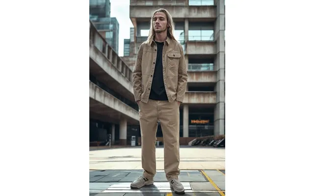 Dereck Canvas Overshirt - Dark Khaki