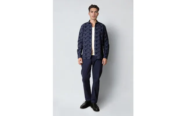 Malvin Jaquard Shirt - Navy