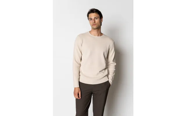 Oscar Knitted Jumper - Ecru Melange