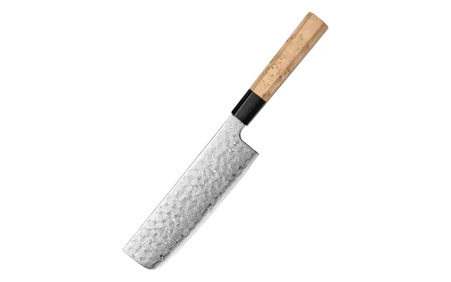 Ao B Zu Nakiri 180 Mm Japansk Grøntsagskniv Blue 2 Aogami 2 & Damaskus49