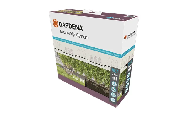 Micro-drip-system Hæk- Busksæt 25 M