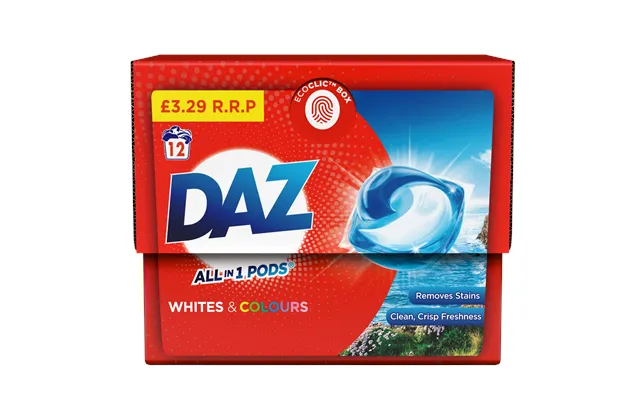 Daz All-in-one Whites & Colours Vaskekapsler 12 Stk