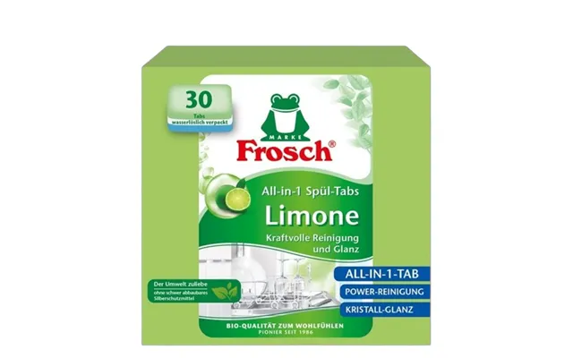 Frosch All-in-1 Opvasketabs Classic Green Lemon 30 Stk - 18 G