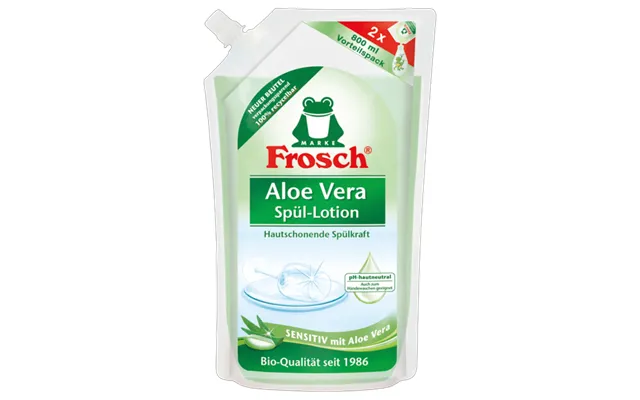 Frosch Aloe Vera Opvaskemiddel Refill 800 Ml - 800 Ml