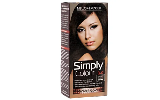 Mellor & Russell Simply Colour Hårfarve - 3.0 Natural Dark Brown