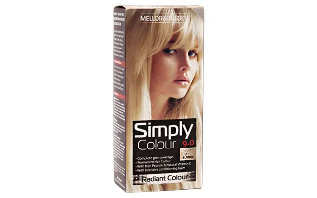 Mellor & Russell Simply Colour Hårfarve - 9.0 Natural Light Blonde