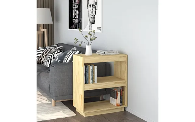 Vidaxl Bogreol 60x35x71 Cm Massivt Fyrretræ