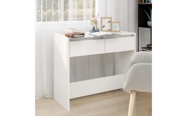 Vidaxl Konsolbord 89x41x76,5 Cm Konstrueret Træ Hvid