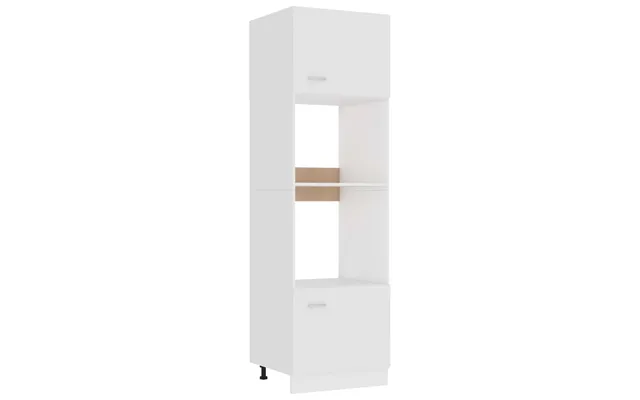 Vidaxl Mikrobølgeovnsskab Lyon Hvid 60x57x207 Cm Konstrueret Træ