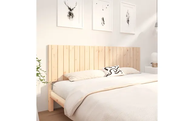 Vidaxl Sengegavl 205,5x4x100 Cm Massivt Fyrretræ