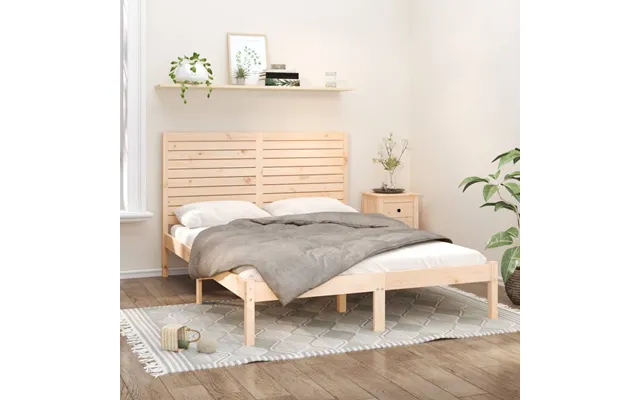 Vidaxl Sengeramme 120x200 Cm Massivt Træ