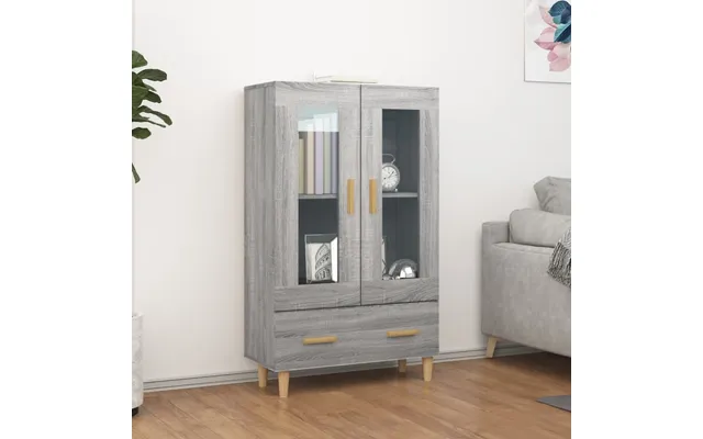 Vidaxl Skab 70x31x115 Cm Konstrueret Træ Grå Sonoma-eg