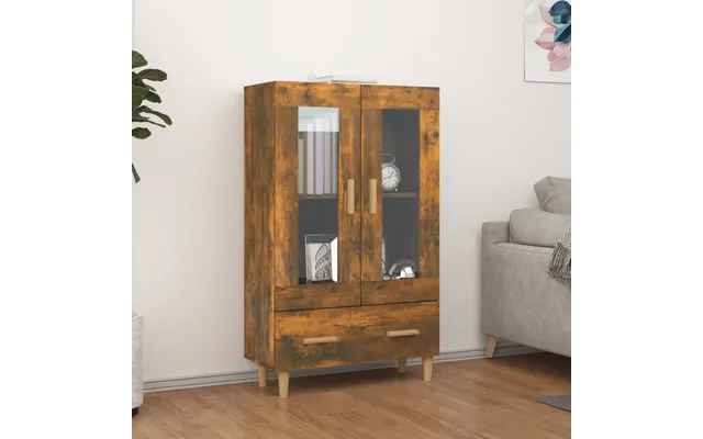 Vidaxl Skab 70x31x115 Cm Konstrueret Træ Røget Egetræsfarve
