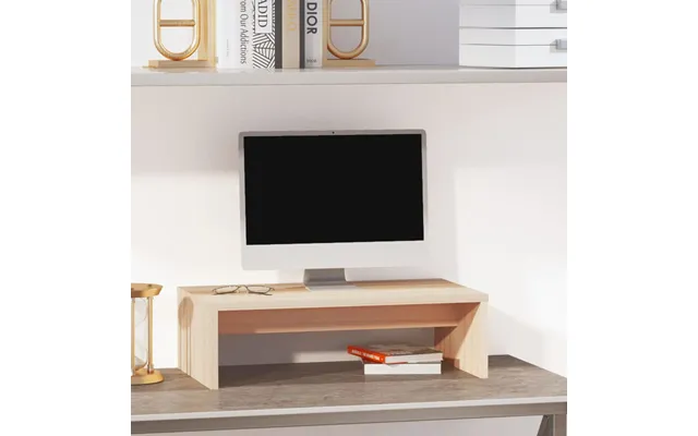 Vidaxl Skærmholder 50x27x15 Cm Massivt Fyrretræ