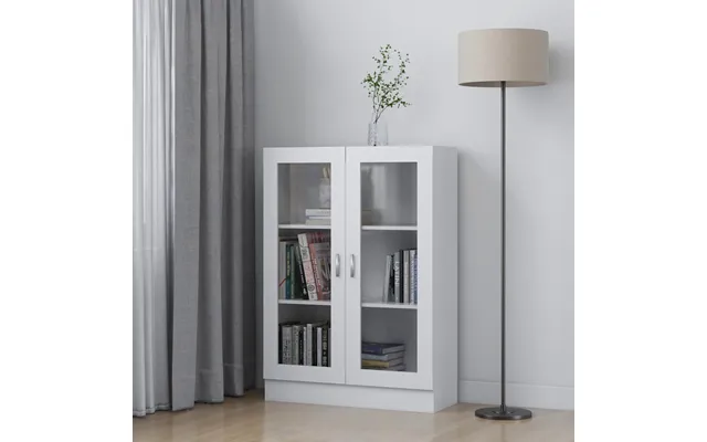 Vidaxl Vitrineskab 82,5x30,5x115 Cm Spånplade Hvid