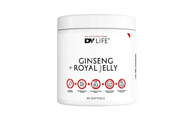Dorian Yates Dy Life Ginseng Kongelig Gelé 60 Softgels