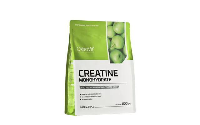 Kreatinmonohydrat - Grønt Æble 500 G