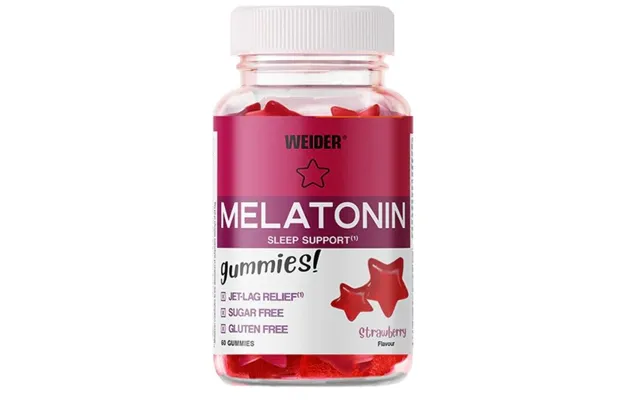 Melatonin - Jordbær 60 Gummibonbons