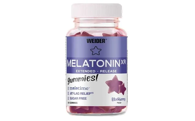 Melatonin Xr - Brombær 60 Gummibonbons