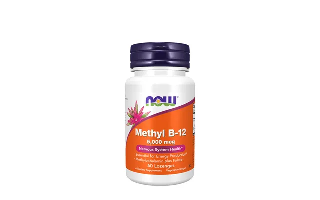 Methyl-b-12 Med Folsyre - 5000 Mcg 60 Pastiller