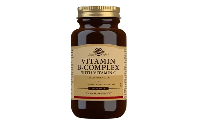 Solgar B-kompleks Med C-vitamin 250 Tabletter