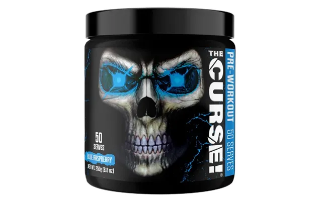 The Curse Pre-workout Eu - Blå Hindbær 250 G