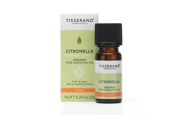 Tisserand Aromaterapi Citronella Cymbopogon Winterianus Økologisk 9 Ml 0,3 Fl
