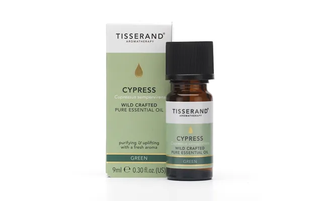Tisserand Aromaterapi Cypress Cupressus Sempervirens Vildt Høstet 9 Ml 0,3 Fl