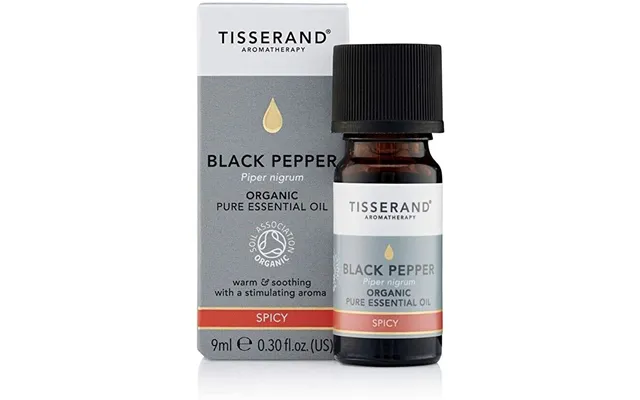 Tisserand Aromaterapi Sort Peber Piper Nigrum Økologisk 9 Ml 0,3 Fl