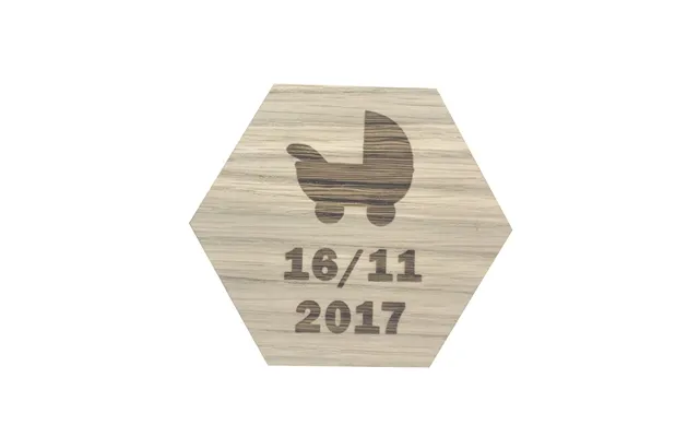 Design Plade Med Barnevogn