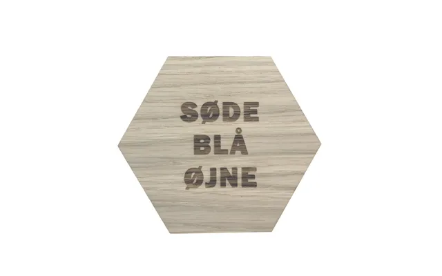 Design Plade Med Blå Øjne