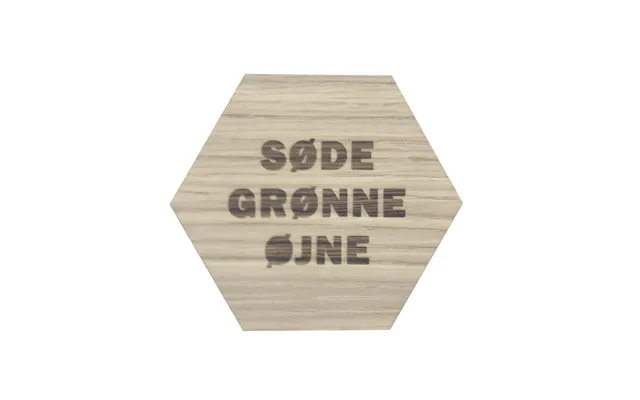 Design Plade Med Grønne Øjne