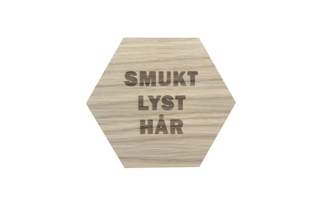 Design Plade Med Lyst Hår