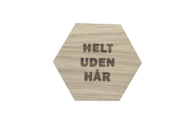 Design Plade Uden Hår