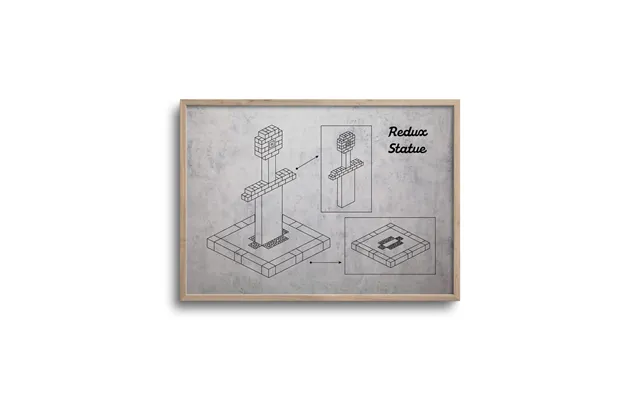 Gamer Blueprint Lys Baggrund - Redux Statue
