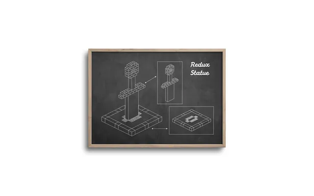 Gamer Blueprint Mørk Baggrund - Redux Statue