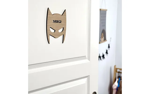 Maske Navneskilt - Træ