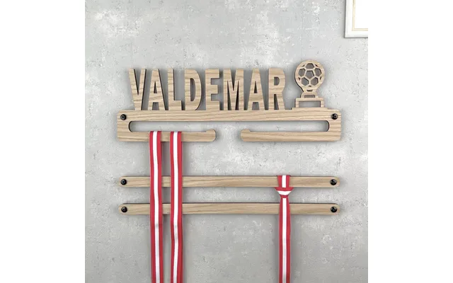 Medalje Ophæng Med Rundt Trofæ Og Eget Navn
