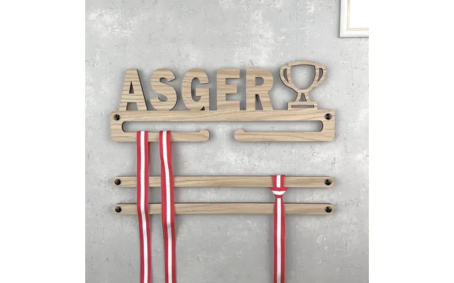 Medalje Ophæng Med Trofæ Og Eget Navn