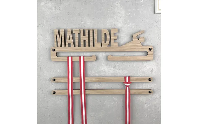 Medalje Ophæng Til Svømning Med Eget Navn