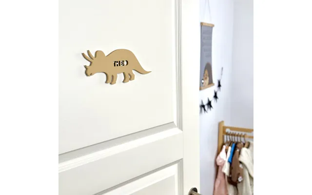 Triceratops Navneskilt - Farve