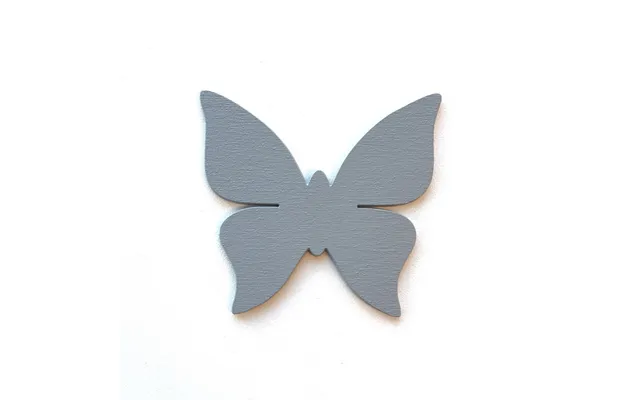 Wood Sticker Sommerfugl - Farve