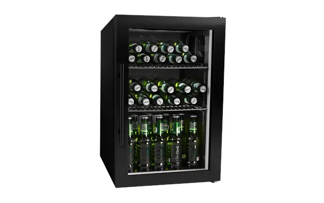 Ølkøleskab Udendørs Fritstående - Cavin Outdoor Collection 63 Black, Sort, Automatisk Afrimning, Led-belysning