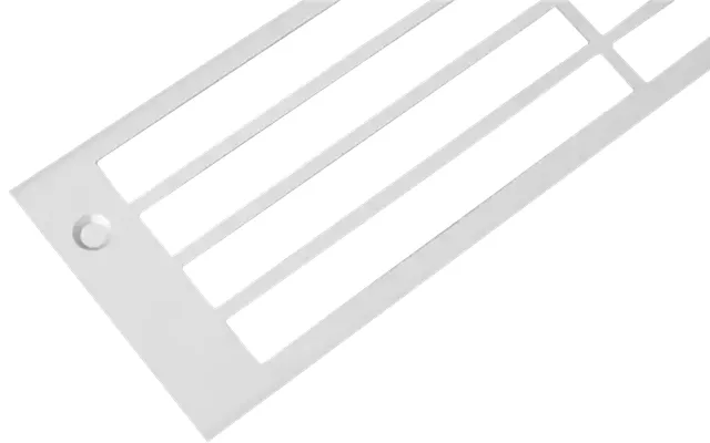 Ventilationsrist - Aluminium 570 X 57 Mm