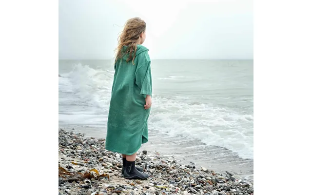 Assorteret Badeponcho Skagen Til Børn 98-134 - Mørk Turkis